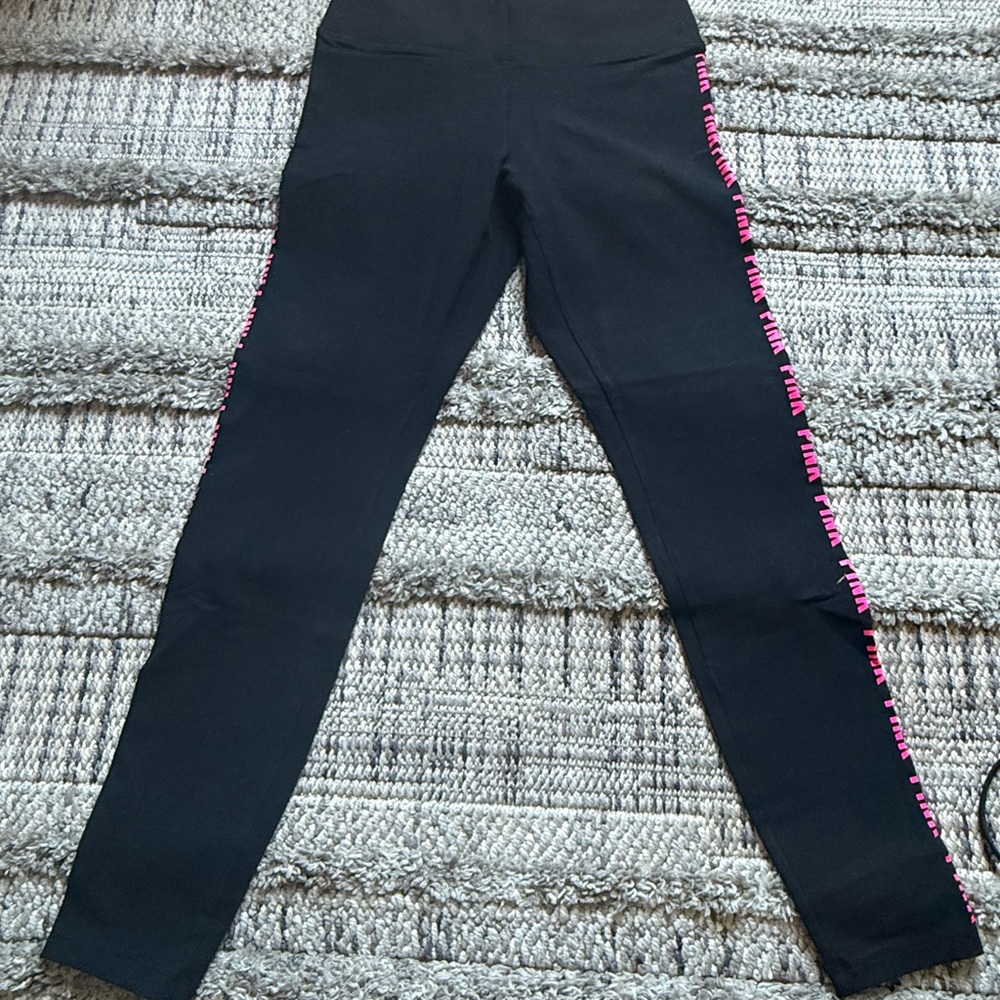 PINK Victoria's Secret Black Leggings